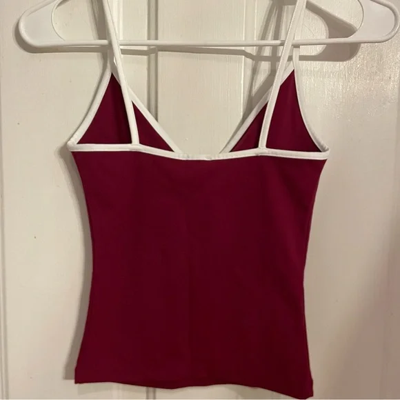 Garage Sour Cherry V Neck Cami - Picture 3 of 4